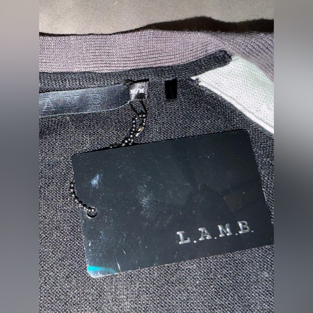 Vintage L.A.M.B Gwen Stefani color block Cardigan - Picture 4 of 6